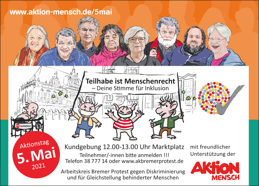 Plakatmotiv Bremen 5. Mai 2021