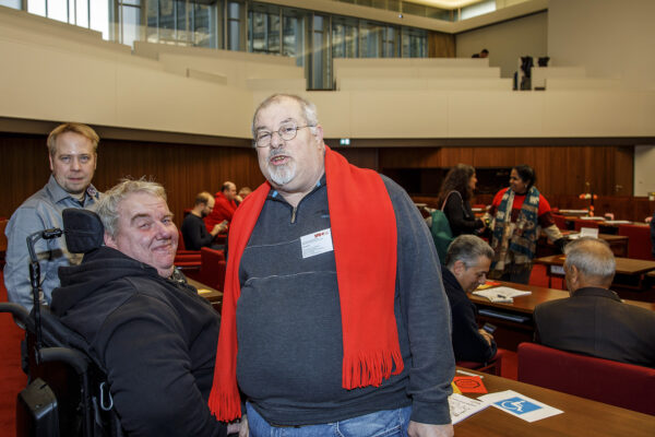 Frank Schurgast und Udo Schmidt im Plenarsaal