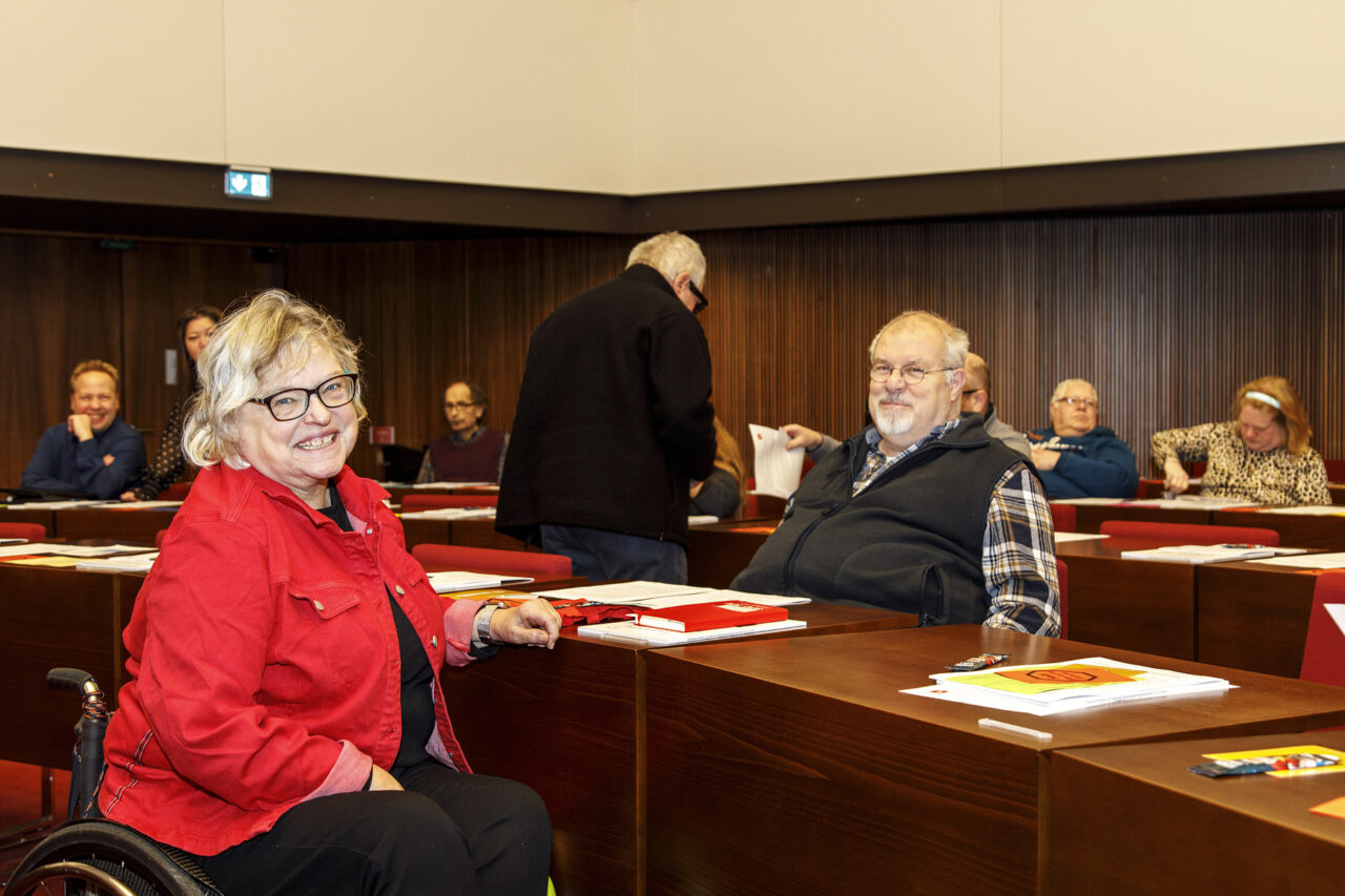 Petra Wontorra und Udo Schmidt freuen sich auf die Parlamentssitzung