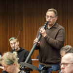 Patrick George vom Landesverband der Gehörlosen