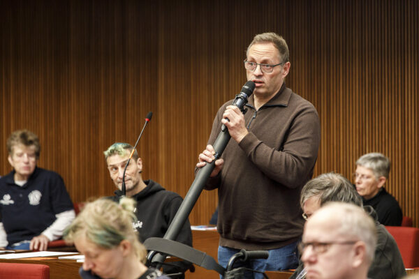 Patrick George vom Landesverband der Gehörlosen