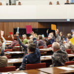 "I had a Dream" stand auf den bunten Stimmkarten mit einigen Thesen zur Inklusion und Barrierefreiheit