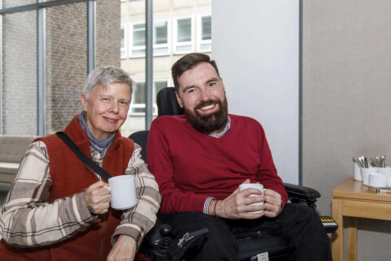Abgeordneter Tim Sültenfuß genießt die Pause
