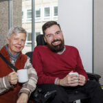 Abgeordneter Tim Sültenfuß genießt die Pause